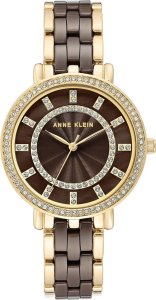 Zegarek Anne Klein Zegarek damski Anne Klein AK-3810BNGB brązowy 1