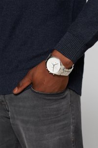 Zegarek Esprit Zegarek męski Esprit ES1G053M0045 srebrny 5