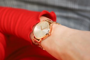 Zegarek Esprit Zegarek damski Esprit ES1L173M0085 różowe złoto 4