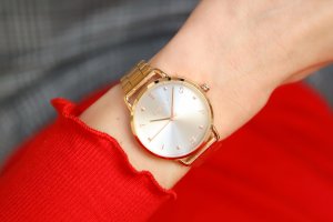 Zegarek Esprit Zegarek damski Esprit ES1L173M0085 różowe złoto 6