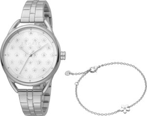 Zegarek Esprit Zegarek damski Esprit ES1L177M0065 CYRKONIE srebrny 5