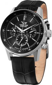 Zegarek Vostok Europe Zegarek męski Vostok Europe VK63-560A690 czarny 1