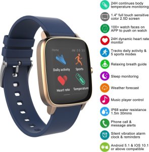 Smartwatch Strand Smartwatch  męski Strand S716USVBVL niebieski pasek 10