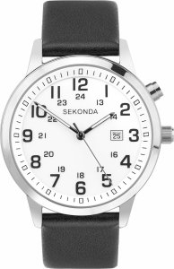 Zegarek Sekonda Zegarek męski Sekonda 30125 czarny 1