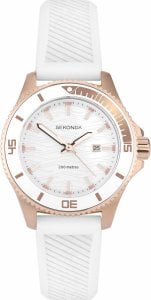 Zegarek Sekonda Zegarek damski Sekonda 40572 biały 1