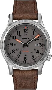 Zegarek Timex Zegarek męski Timex TW2T33300 brązowy 1