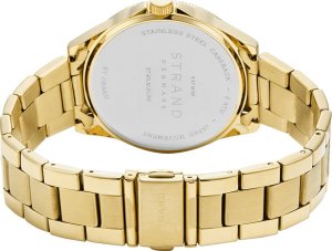 Zegarek Strand Zegarek męski Strand S745GMGLSG złoty 5