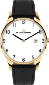 Zegarek Jacques Lemans Zegarek męski Jacques Lemans 1-2122H czarny 1