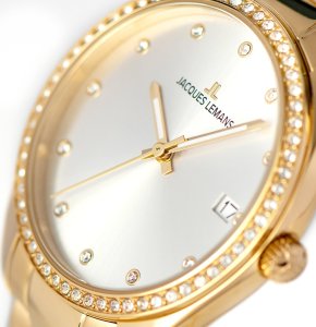 Zegarek Jacques Lemans Zegarek damski Jacques Lemans 1-2133C złoty 4