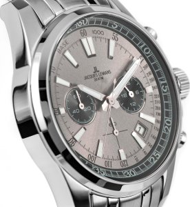 Zegarek Jacques Lemans Zegarek męski Jacques Lemans 1-2117ZA srebrny 4