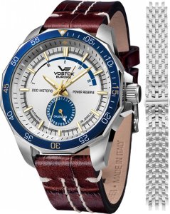 Zegarek Vostok Europe Zegarek męski Vostok Europe NE57-225A562 brązowy 1