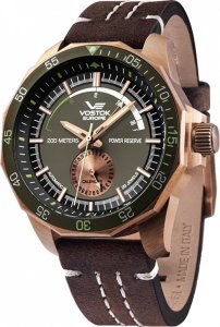 Zegarek Vostok Europe Zegarek męski Vostok Europe NE57-225O565 brązowy 1