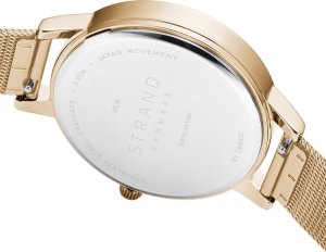 Zegarek Strand Zegarek damski Strand S705LXVVMV CYRKONIE różowe złoto 5