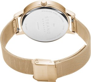 Zegarek Strand Zegarek damski Strand S705LXVVMV CYRKONIE różowe złoto 7