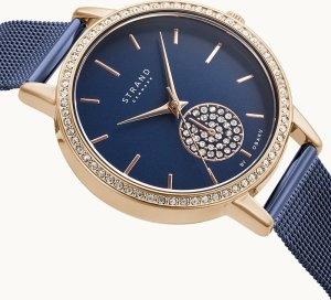 Zegarek Strand Zegarek damski Strand S705LXVLML CYRKONIE niebieski 4