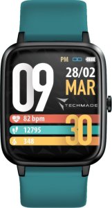 Smartwatch Techmade Smartwatch  męski Techmade TM-MOVE-GR zielony pasek 1