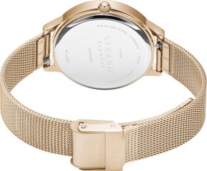 Zegarek Strand Zegarek damski Strand S711LXVVMV CYRKONIE różowe złoto 7