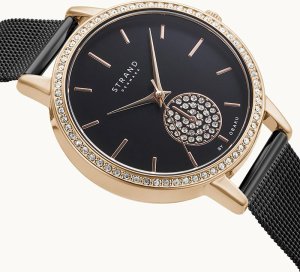 Zegarek Strand Zegarek damski Strand S705LXVBMB CYRKONIE czarny 3