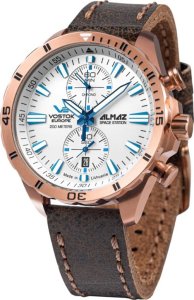 Zegarek Vostok Europe Zegarek męski Vostok Europe 6S11-320B676 brązowy 1