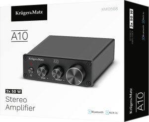 Kruger&Matz Wzmacniacz stereo Kruger&amp;Matz model A10 7