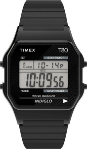 Zegarek Timex Zegarek damski Timex TW2R67000 czarny 1