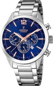 Zegarek Festina Zegarek męski Festina F20343-9 srebrny 1