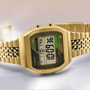 Zegarek Timex Zegarek damski Timex TW2V74300 złoty 8