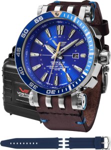 Zegarek Vostok Europe Zegarek męski Vostok Europe NH34-575A716 brązowy 1