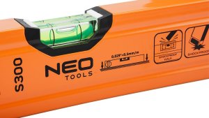 Neo Poziomnica aluminiowa S 300, 3 libelle, 60 cm (71-132) 8