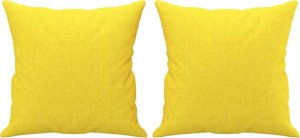 vidaXL 3-osobowa sofa wypoczynkowa z poduszkami, jasnożółta, 180 cm 5
