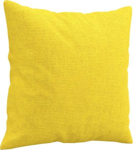 vidaXL 3-osobowa sofa wypoczynkowa z poduszkami, jasnożółta, 180 cm 6