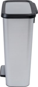 Kosz na śmieci Curver na pedał 50L srebrny (249811) 3
