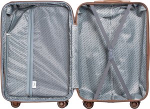 Wings Wings Swallow Zestaw 3 walizek L,M,S z ABS jasny brązowy 7