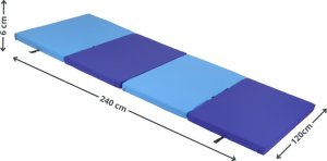 Navas Materac gimnastyczny 240x120x6 cm 12