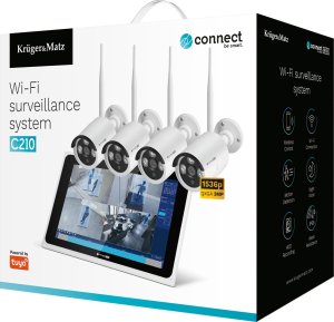 Kruger&Matz Zestaw do monitoringu WiFi Kruger&amp;Matz Connect C210 Tuya 9