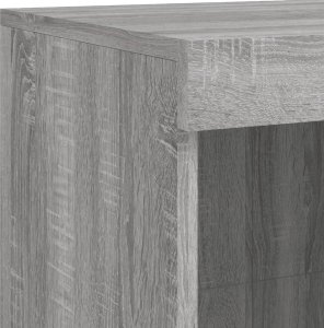 vidaXL Szafka z oświetleniem LED, szary dąb sonoma, 202x37x100 cm 10