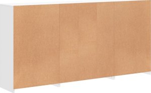 vidaXL Szafka z oświetleniem LED, biała, 202x37x100 cm 8