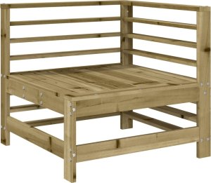 vidaXL 7-cz. zestaw mebli ogrodowych, impregnowane drewno sosnowe 3