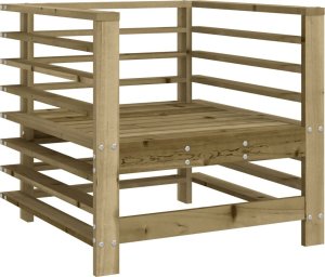 vidaXL 7-cz. zestaw mebli ogrodowych, impregnowane drewno sosnowe 5