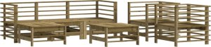 vidaXL 7-cz. zestaw mebli ogrodowych, impregnowane drewno sosnowe 2