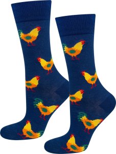 Soxo Męskie Skarpetki kolorowe SOXO jajko w pudełku 4045 10