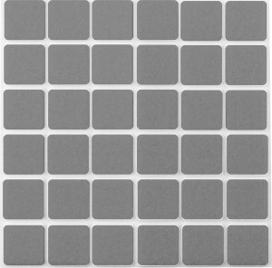 Topex Podkładki filcowe samoprzylepne, szare, 106 szt. 3