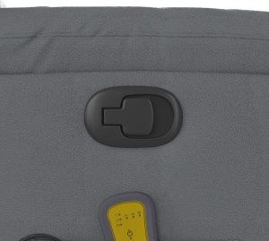 vidaXL Podnoszony fotel masujący, rozkładany, szary, ekoskóra 12