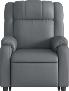 vidaXL Rozkładany fotel pionizujący z masażem, elektryczny, szary 9