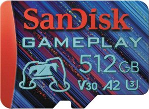 Karta SanDisk GamePlay MicroSDXC 512 GB Class 10 UHS-I/U3 A2 V30 (SDSQXAV-512G-GN6XN) 1