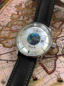 Zegarek Zeppelin Zegarek męski Zeppelin 8468-1 czarny 4