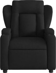 vidaXL Rozkładany fotel masujący, elektryczny, czarny, tkanina 8