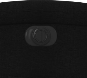 vidaXL Elektryczny fotel rozkładany, czarny, obity tkaniną 12