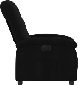 vidaXL Elektryczny fotel rozkładany, czarny, obity tkaniną 10