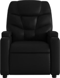 vidaXL Elektryczny fotel rozkładany, czarny, obity sztuczną skórą 8